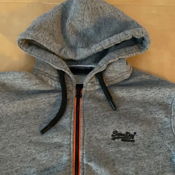 Superdry Men’s Full Zip Sweater Sz Small - Picture 2 of 8
